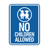 Signs ByLITA Portrait Round No Children ...