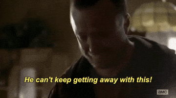Aaron Paul He Cant Keep Getting Away With This GIF by Breaking Bad Aaron Paul He Cant Keep Getting Away With This GIF by Breaking Bad
