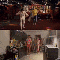Inbetweeners Movie Dance GIF by Budgy Smuggler Inbetweeners Movie Dance GIF by Budgy Smuggler
