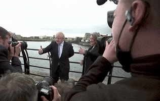 Boris Johnson Thumbs Up GIF by GIPHY News